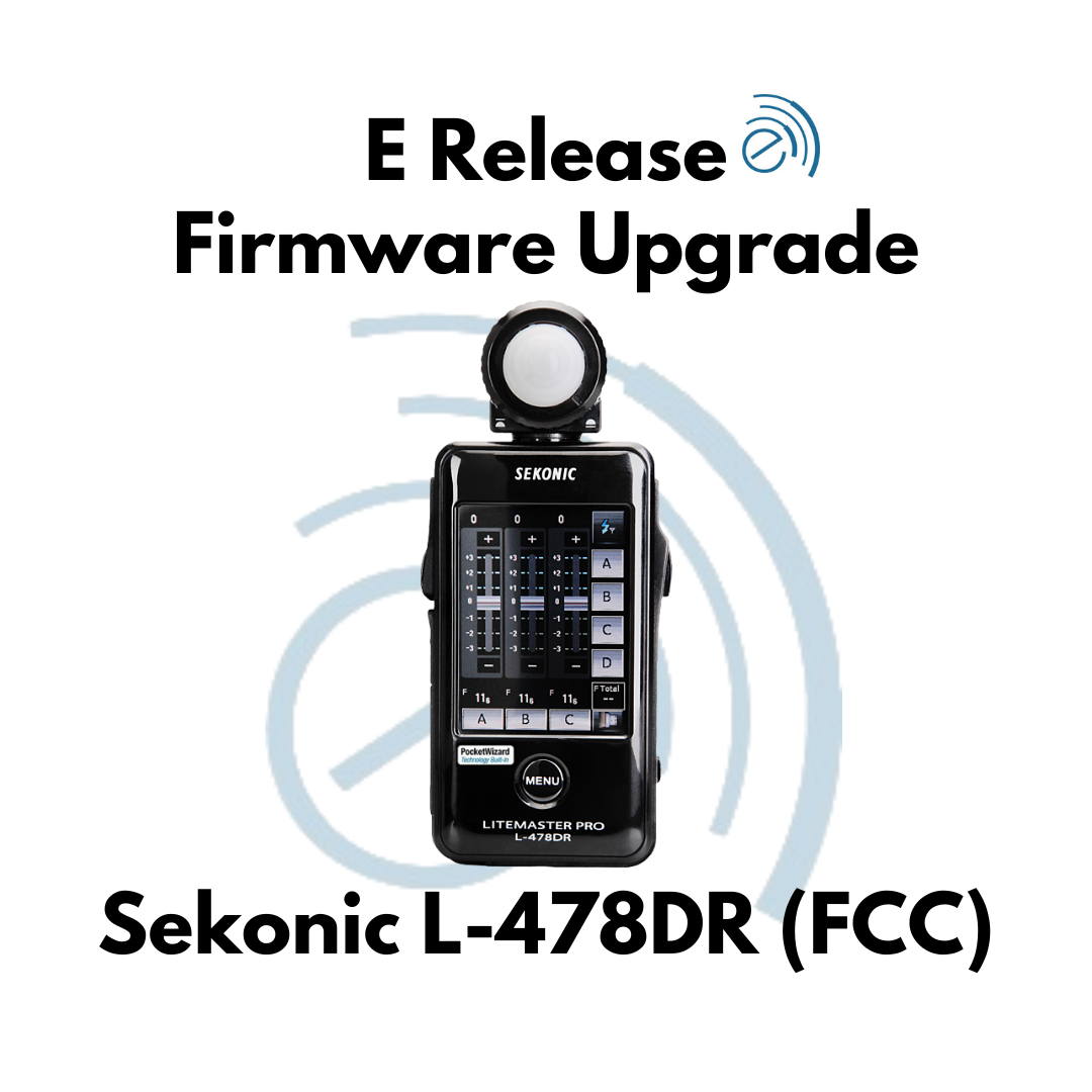 E Release Upgrade for Sekonic L-478DR Light Meter (FCC-US 