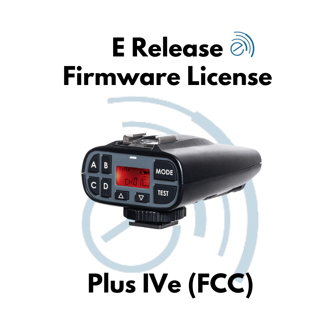 Plus IV E Release Firmware License (FCC-US/Canada) - PocketWizard